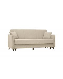 Felt-vuodesohva 3-istuttava beige