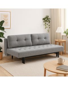 Wilton-vuodesohva 3-istuttava harmaa